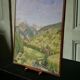 Old framed oil on canvas, Brunissard Valley - Queyras - Hautes Alpes