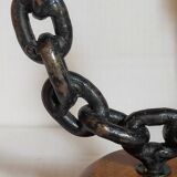 Duo de bougeoirs brutalistes Art-populaire années 50