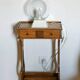 Vintage glass globe lamp from the 70s and 80s.
