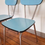 Lot of 2 Peugeot formica chairs