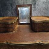 Nineteenth century dressing table in veneer wood