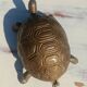 Vintage bronze turtle ashtray