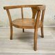Old armchair for children in wood