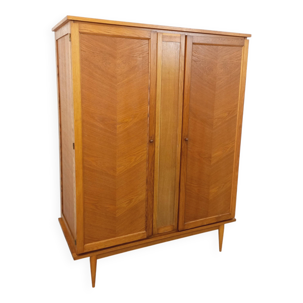 Armoire vintage en bois de chêne des années 60