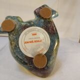Animal statuette in double-layer lacquered glass by Jean-Noël Bouillet