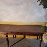 Large Louis XVI style mahogany table