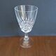 6 white wine glasses in Arques Pompadour crystal