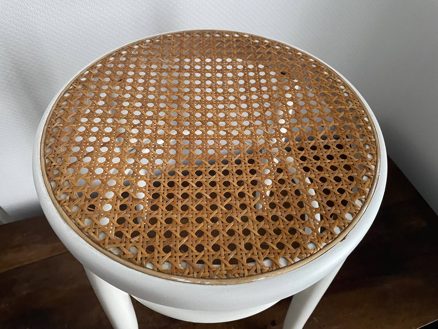 Tabouret canné