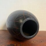 Exotic wood vase
