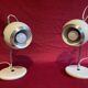 Pair of Eye-Ball lamps, "Aluminor", 1970s