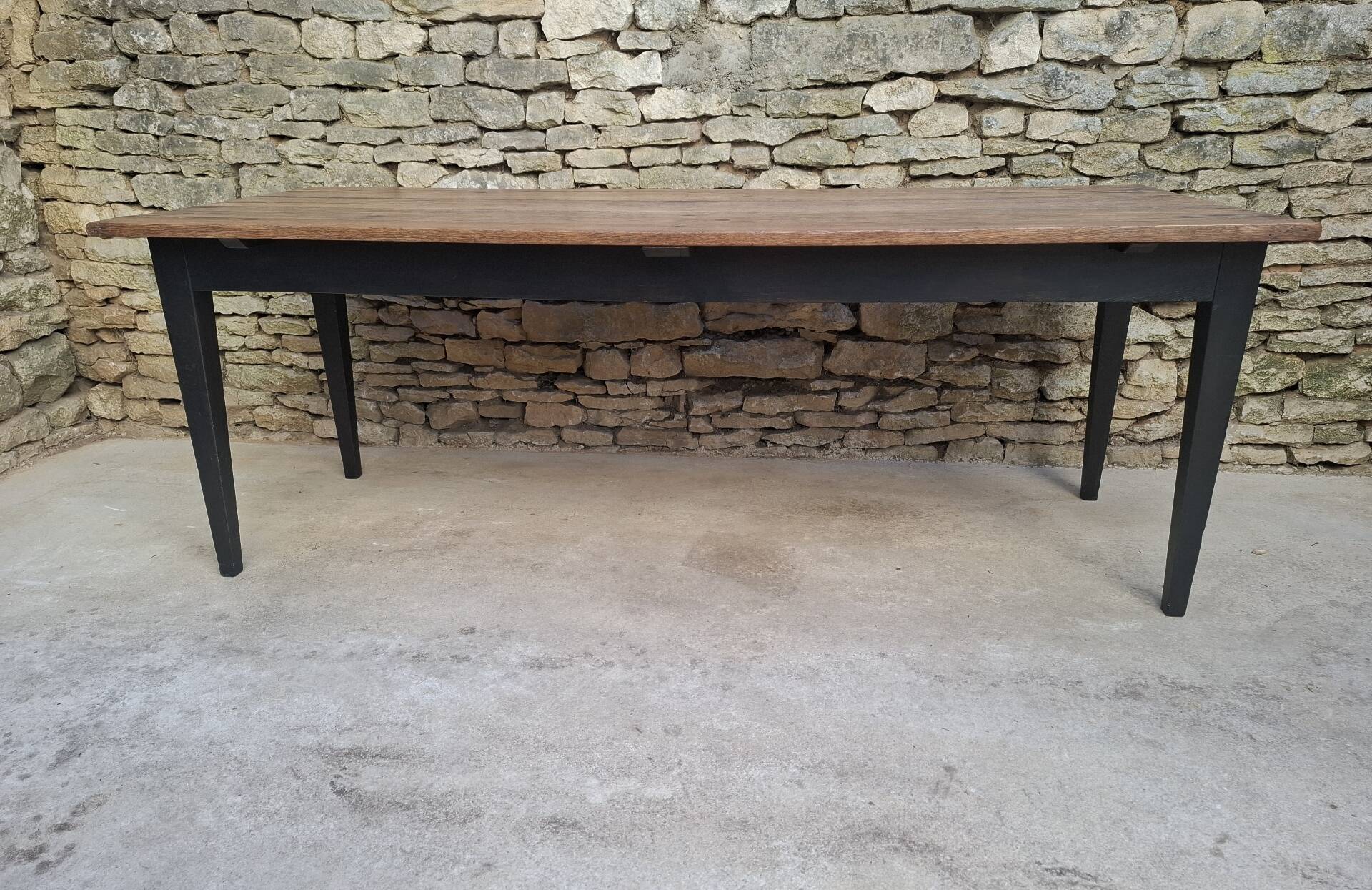 Oak farmhouse table 200cm