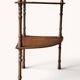 Mahogany corner shelf
