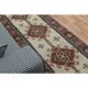 1970s Vintage Turkish Oushak Handmade Wool Cotton Red Runner Rug 78x307