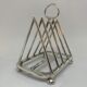 Walker & Hall english silver plate toast rack made in Sheffield circa 1900