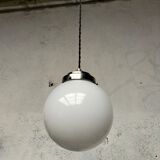 Suspension boule opaline