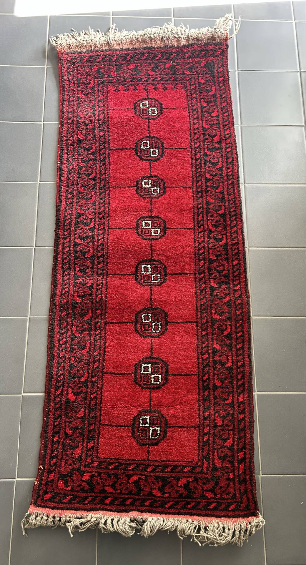 Uzbek hallway carpet from Bukhara 55x140
