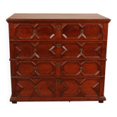 Commode Jacobean En Chêne 17° Siècle