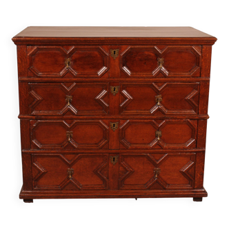 Jacobean Oak Commode 17th Century