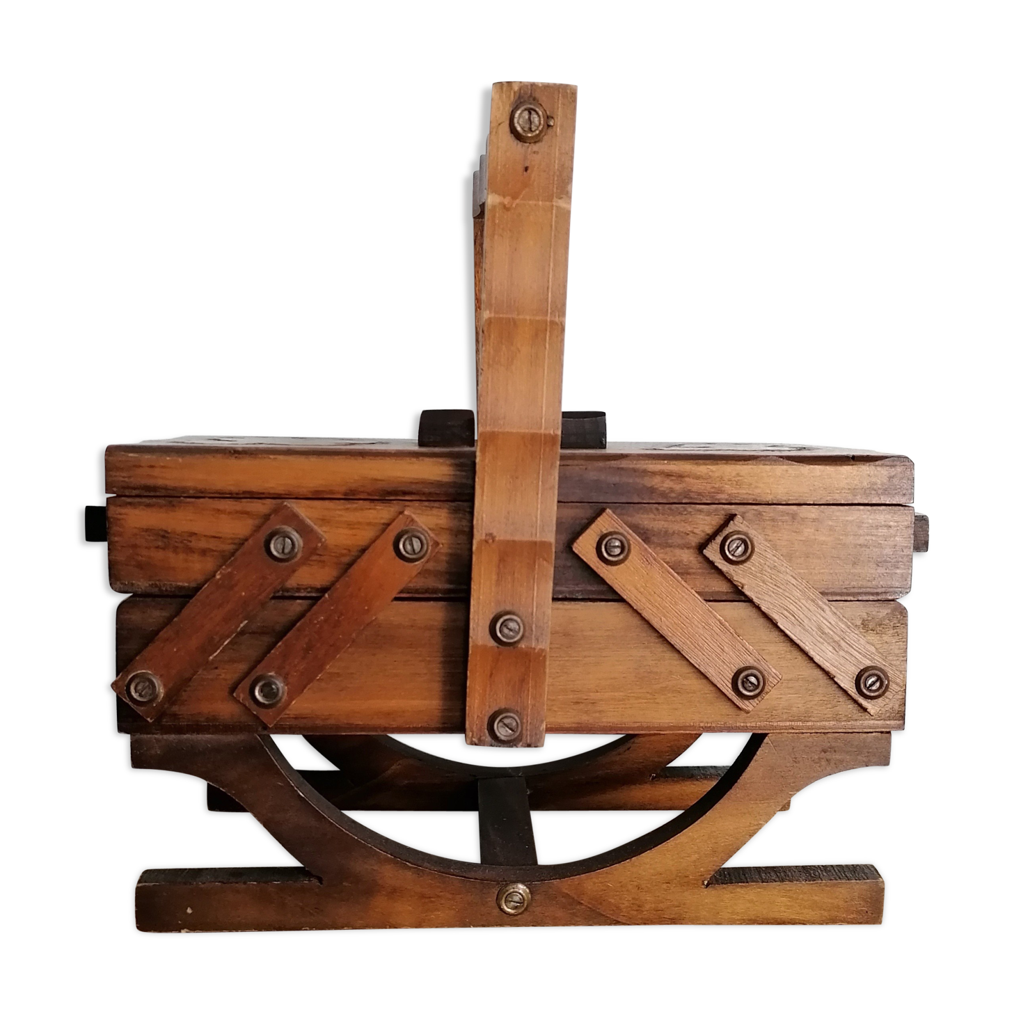 Little sewing worker