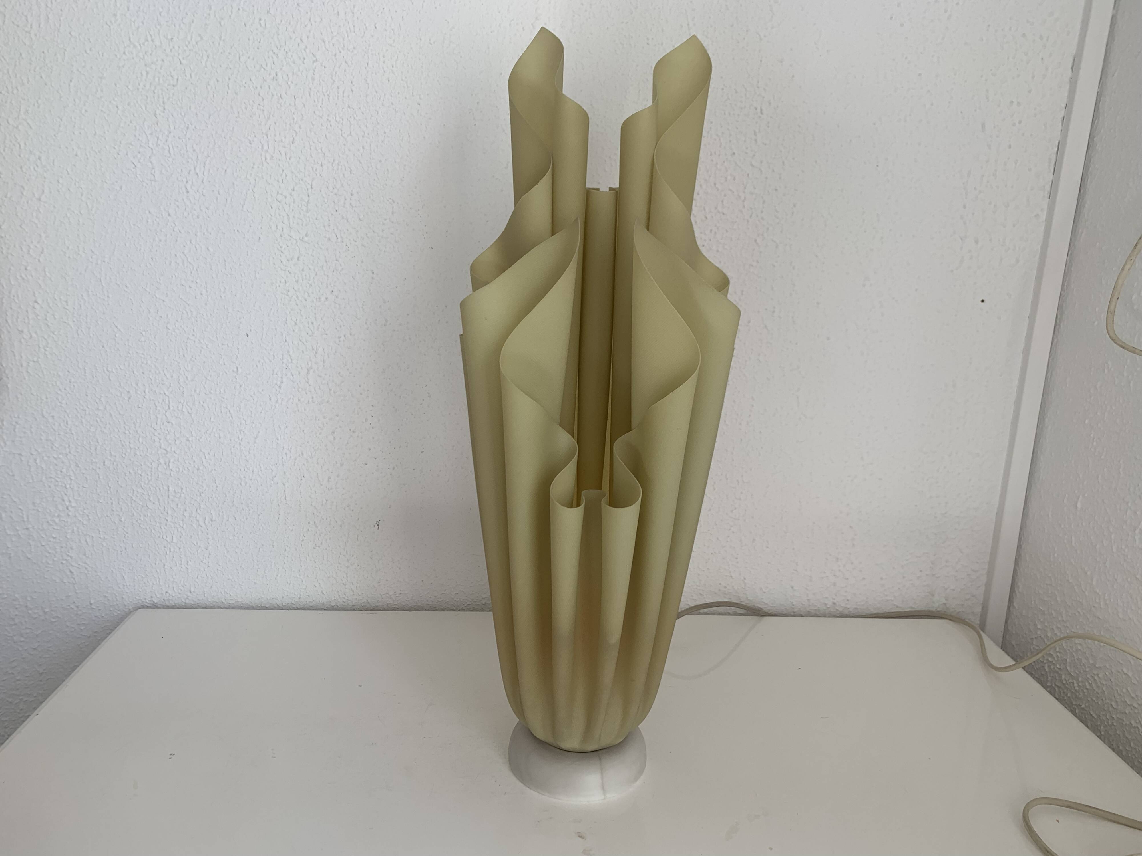 Lampe de table verte modèle Athéna par Georgia Jacob, 1970