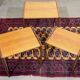 Set of 3 English nesting tables by the brand Gplan from the 1970s in