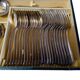 12-place silver-white metal cutlery set 85
