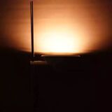White floor lamp, Italian design from the 70s by Mauro Mazoll