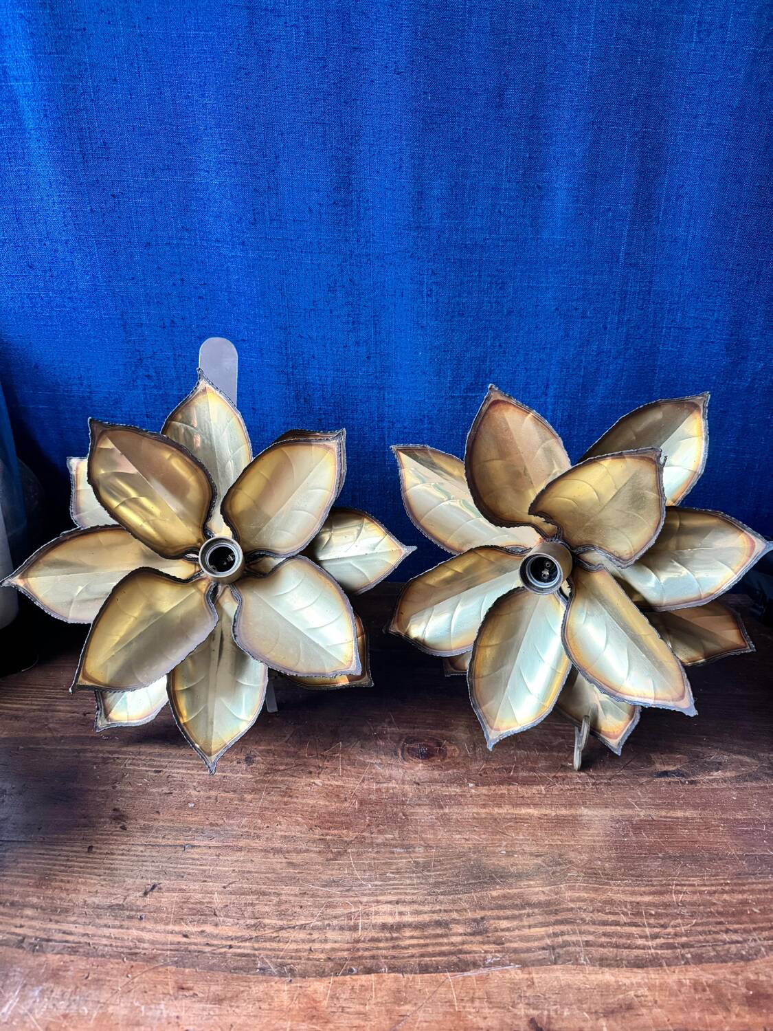 Pair of Maison Jansen wall sconces. 1970s