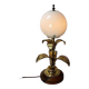 VINTAGE HIGH TABLE LAMP WITH “GOLDEN” PALM TREES, HANS KÖGL STYLE