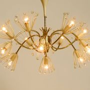Beautiful brass chandelier by Emil Stejnar for Rupert Nikoll