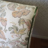 Four 1950s armchairs - wooden armrests