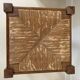 Solid oak stool