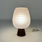 Table lamp in Wenge and Satin glass by Philips, 1960s