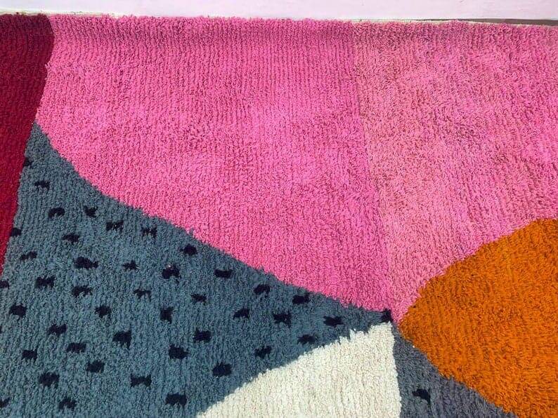 Tapis beni ouraine fait main artisanale traditionnelle taille 150 x 250 cm