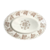 Oval serving dish in Terre de Fer Gien earthenware with Osborne Sepia decor
