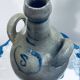 Grey stoneware jug of the botijo type, Spanish gargoulette