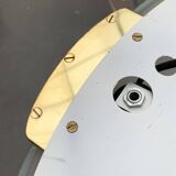 Postmodern vintage glass wall light by Metalarte, 1980s.