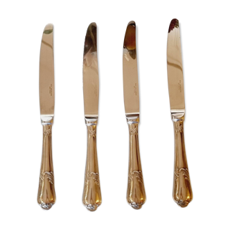 4 Knives from French goldsmith Guy Denegre in High Quality 18/10 Stainless Steel