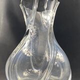 Baccarat crystal vase, Serpentine model