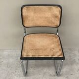 Set of 4 black Cesca Breuer chairs B32