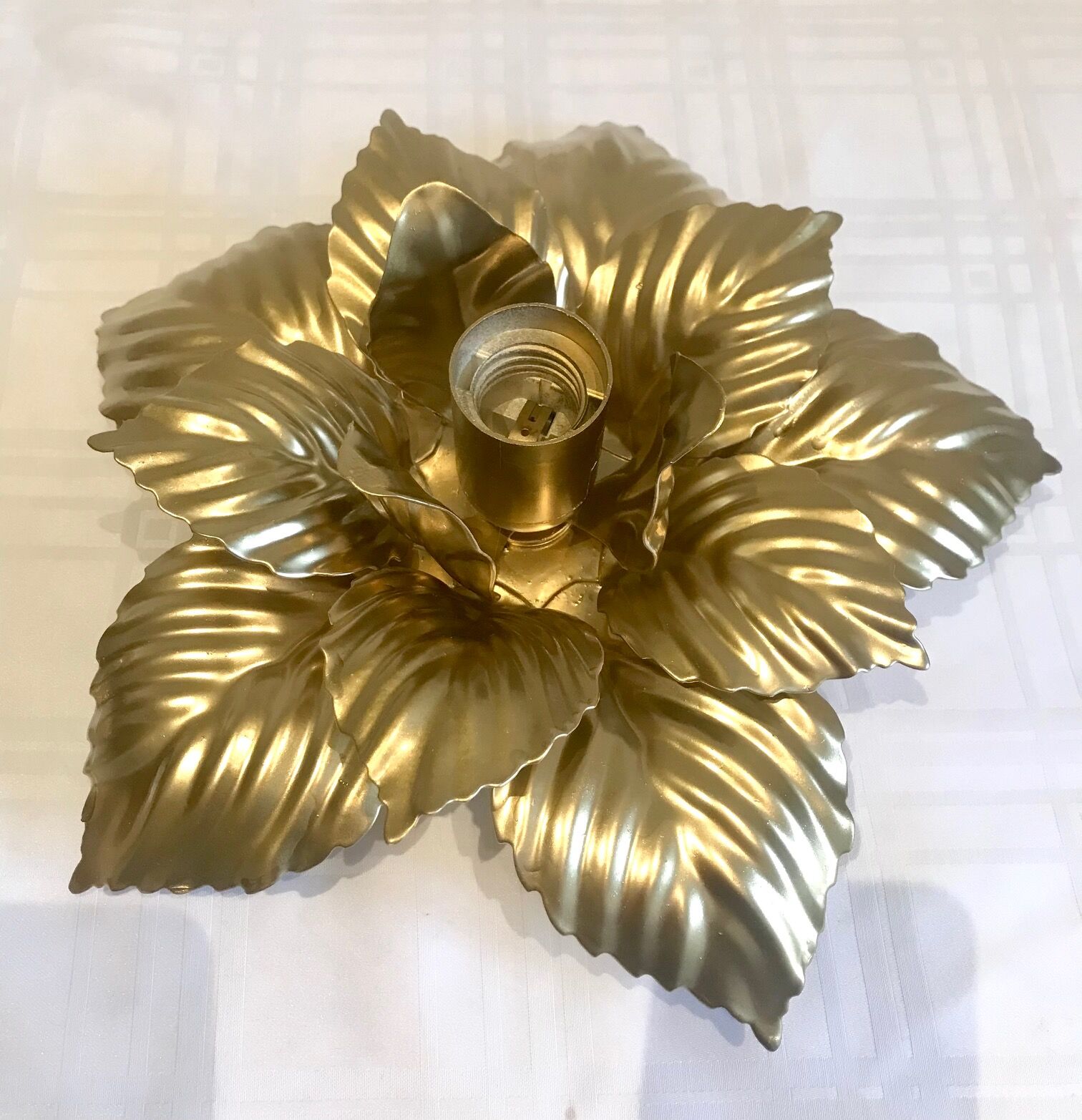 Pair of flower sconces