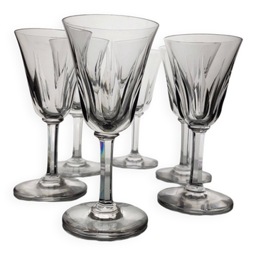 6 verres en cristal Saint Louis modèle Cerdagne