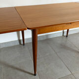 Table scandinave en teck des années 60 extensible