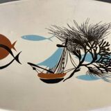 Ceramic tray "Salins" from the 1960s
