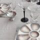 Lot de 4 verres à vin Luminarc pied noir