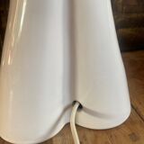 vintage ceramic and opaline hand lamp