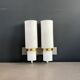 Applique double en opaline et laiton