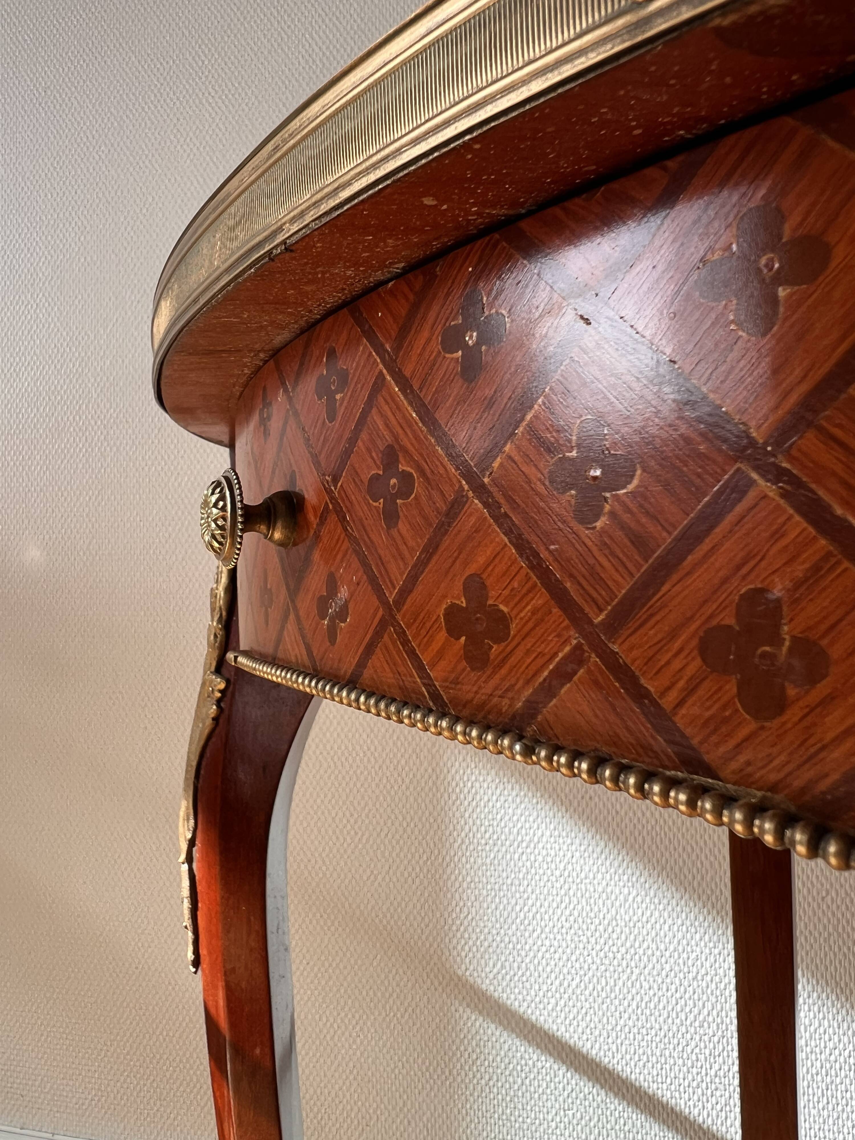 Bouillotte Table Louis XVI - Late 19th Century