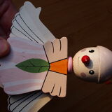 Articulated wooden puppet