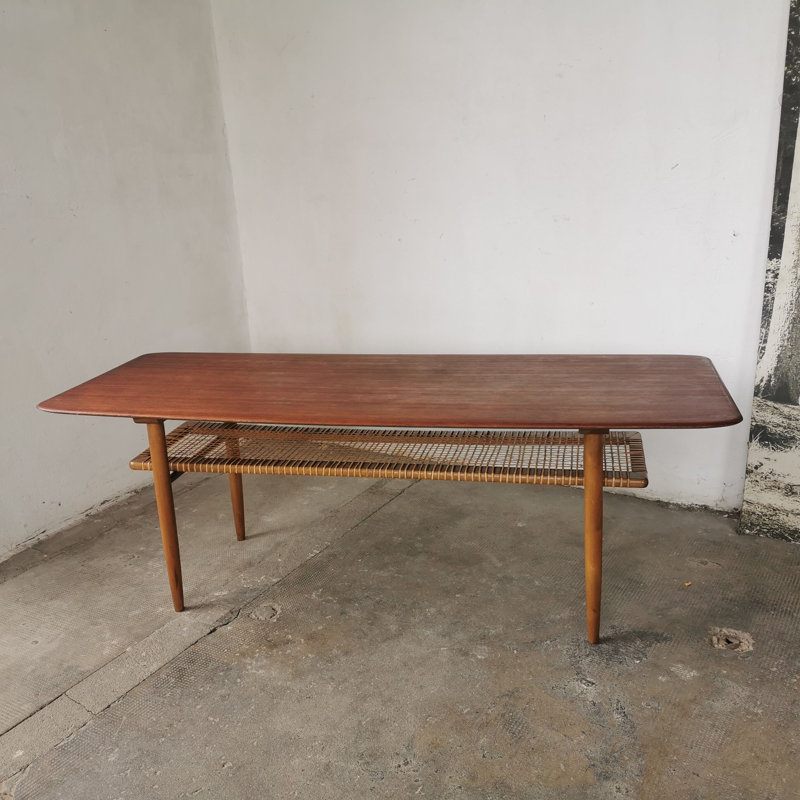 Vintage Scandinavian style coffee table from the 60s